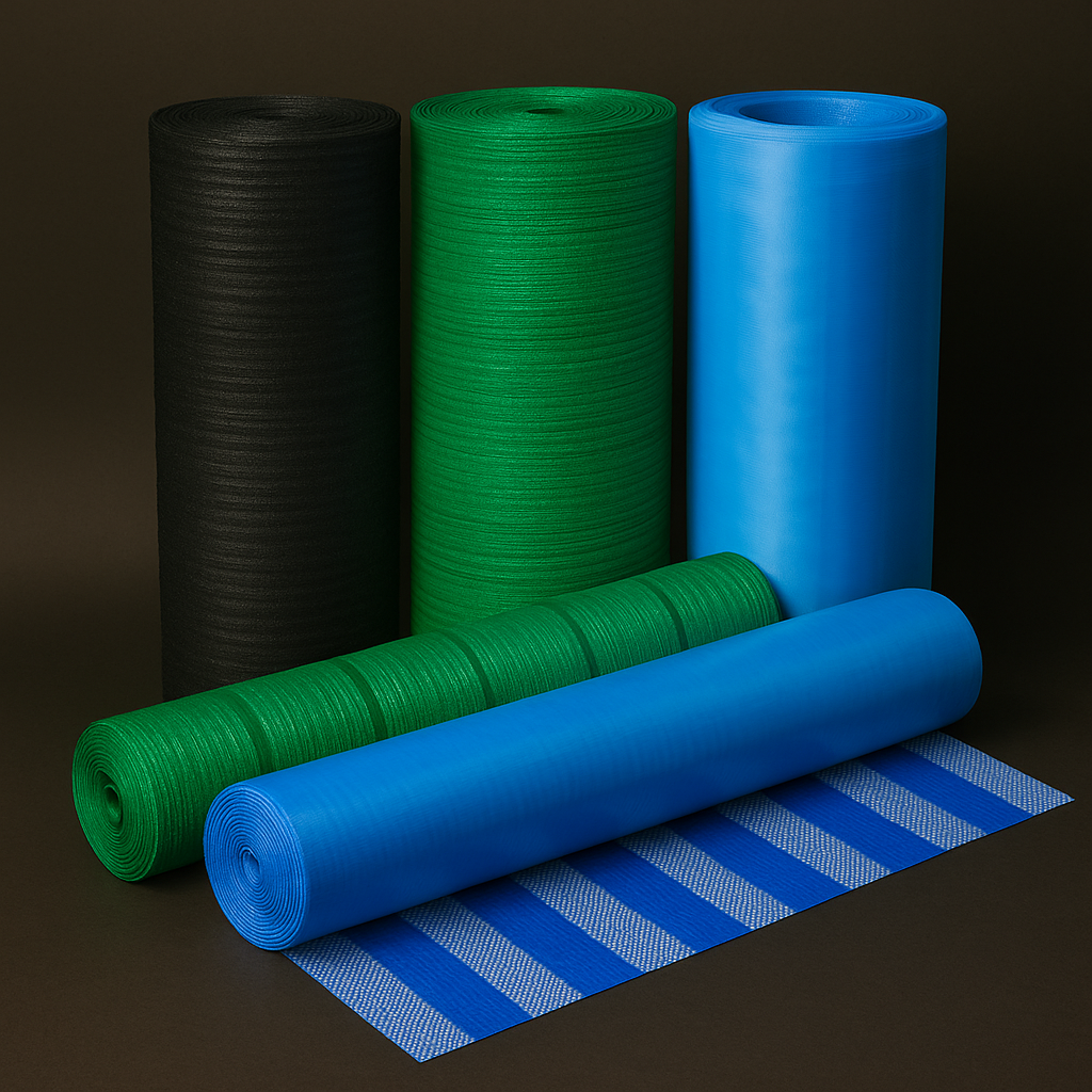 ผ้าใบ และตาข่ายกรองแสง