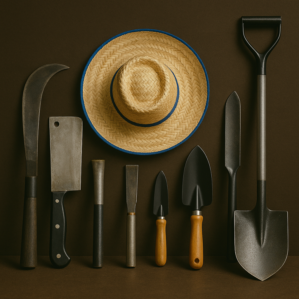 อุปกรณ์ทำสวน เครื่องมือเกษตร