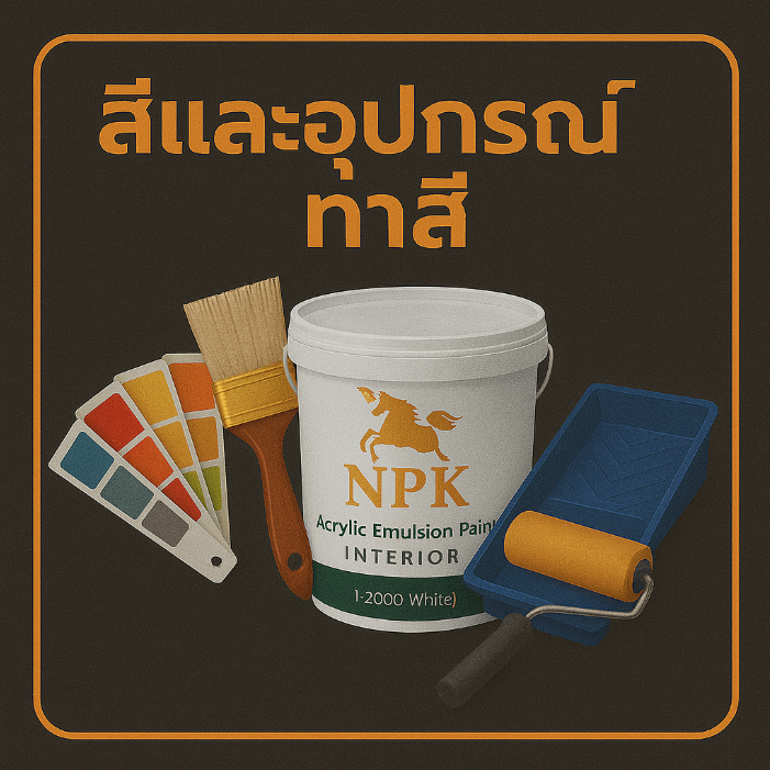 สี & อุปกรณ์ทาสี