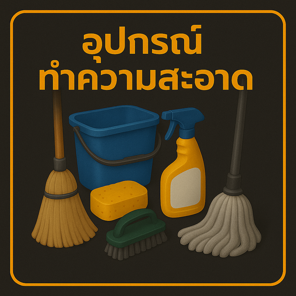 อุปกรณ์ทำความสะอาด