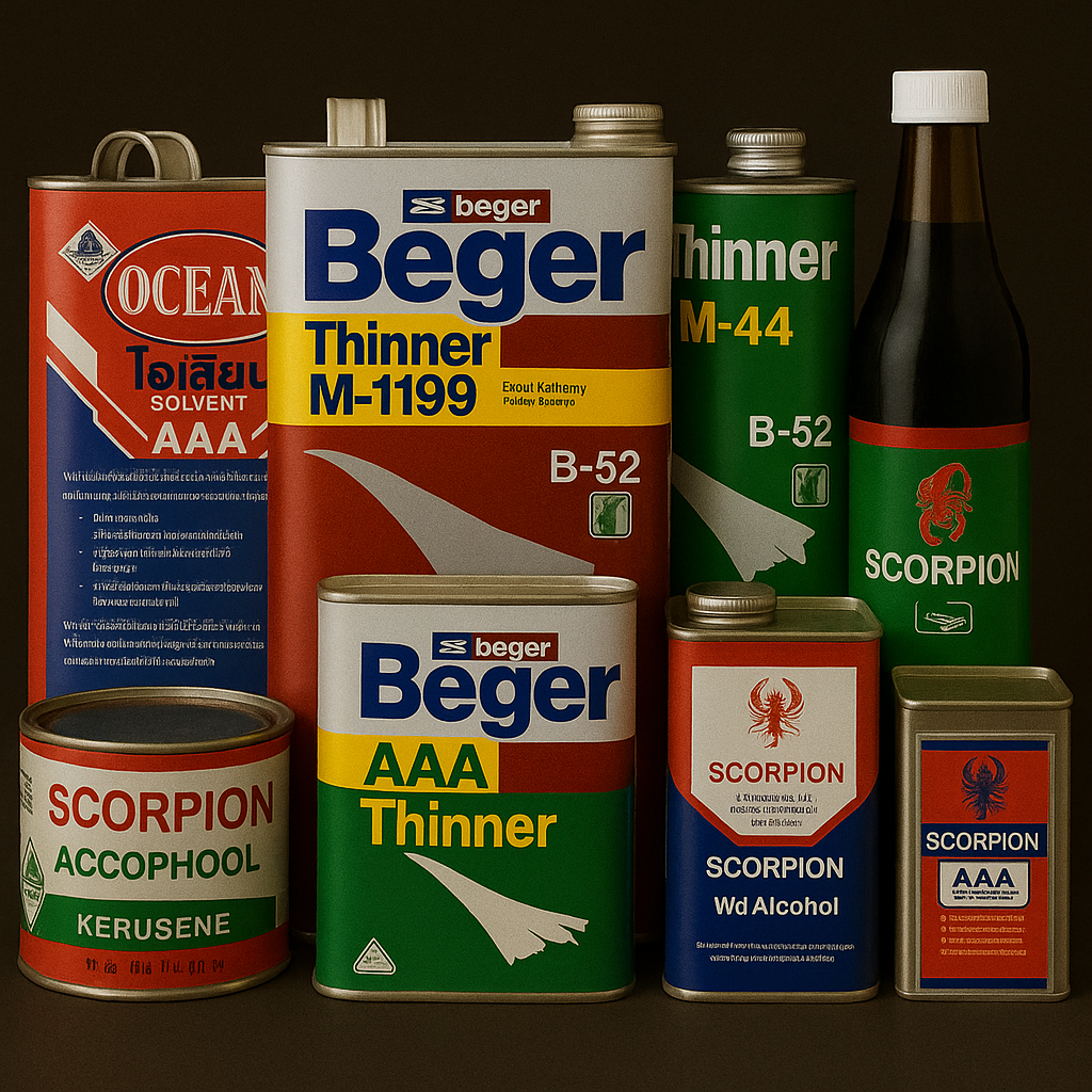 ทินเนอร์ และตัวทำละลาย