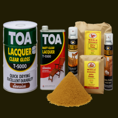 สีงานไม้